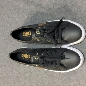 GBG Los Angeles Oking Comfort Sneaker, Women's Size 8 M, Black NWT